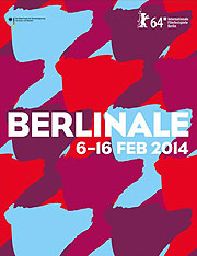 Das offizielle Plakat der 64. Internationalen Filmfestspiele Berlin, gestaltet von der Agentur Boros.