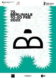 Das offizielle Plakat der 72. Internationalen Filmfestspiele Berlin, gestaltet von Claudia Schramke